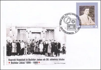 BOŽIDAR JAKAC, PRIJATELJ KOPRSKIH FILATELISTOV